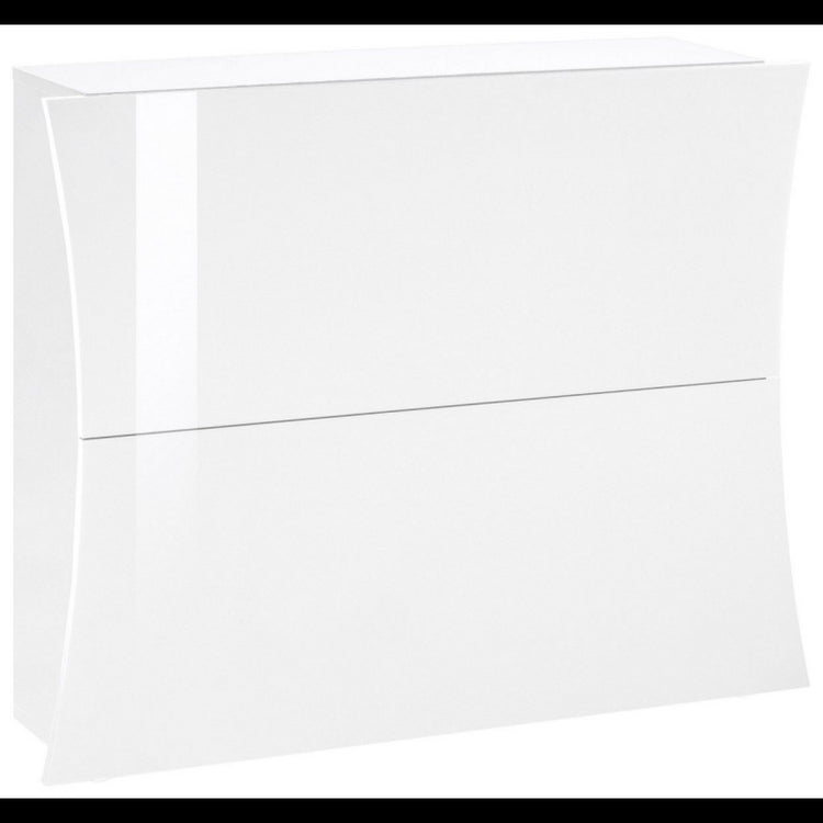 Scarpiera Arco 2 Ante 101X81X26 Colore Bianco Lucido