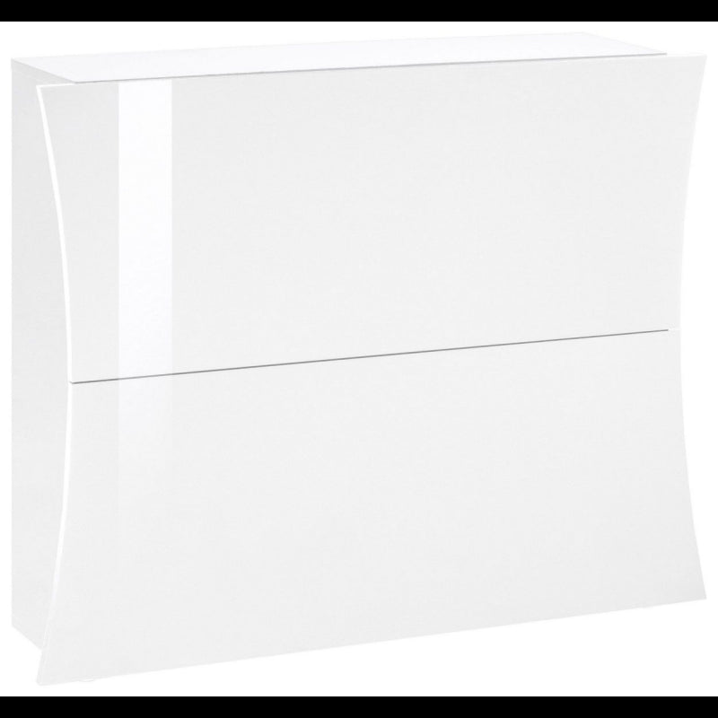 Scarpiera Arco 2 Ante 101X81X26 Colore Bianco Lucido