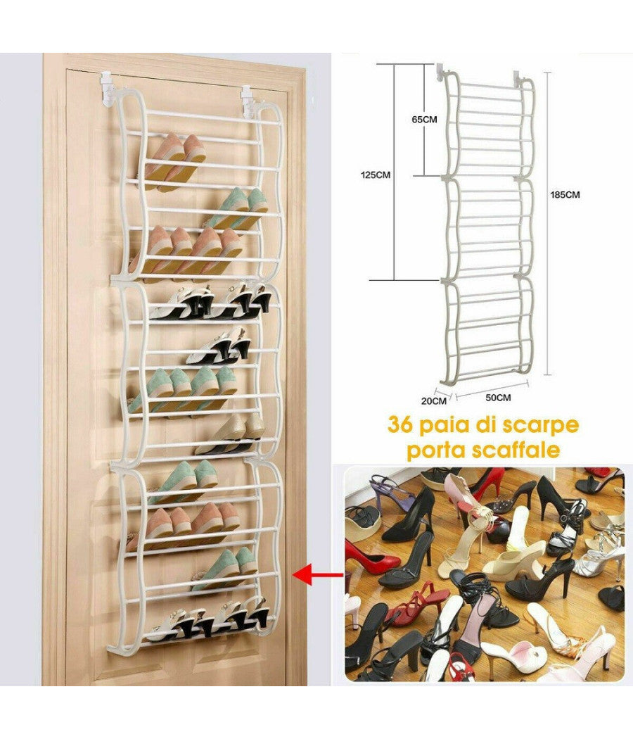 Scarpiera Salvaspazio Scaffale Organizer Ripostiglio Porta Scarpe Stanza         