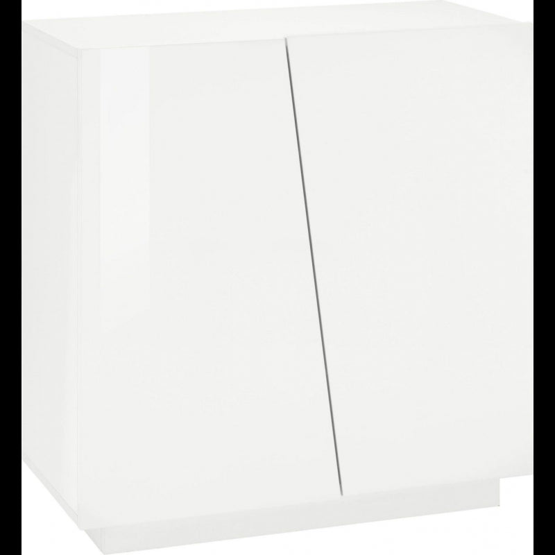 Scarpiera Vega 2 Ante 80X86X38 - Colore Bianco Lucido