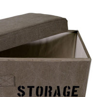 Scatola tessuto 1-3 marrone storage rettangolare cm45x30h28,5