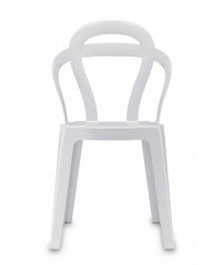 Sedia Tità¬ Set Da 4 Policarbonato - Made In Italy Scab Design Colore Bianco 310