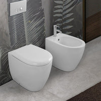 Sedile wc per vaso anziani serie Hera chiusura con cerniere soft-close