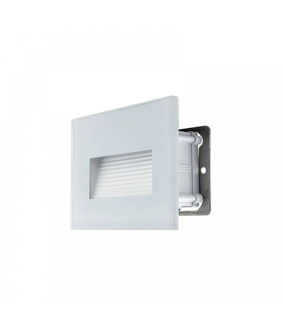 Segnapasso Led 4w Incasso Per Scatola 503 3000k 4000k Ip65 Cornice In Vetro         