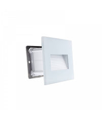 Segnapasso Led 4w Incasso Per Scatola 503 3000k 4000k Ip65 Cornice In Vetro  Bianco-bianco Naturale      -