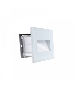 Segnapasso Led 4w Incasso Per Scatola 503 3000k 4000k Ip65 Cornice In Vetro  Bianco-bianco Caldo      -