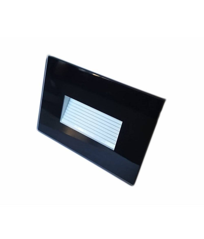 Segnapasso Led 4w Incasso Per Scatola 503 3000k 4000k Ip65 Cornice In Vetro  Nero-bianco Freddo      -