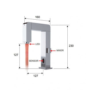 Sensor - distributre elettronico per sapone cod 75750