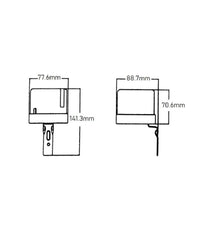 Sensore Di Luce Luminosita' Crepuscolare Fotoelettrico 25a Ip44 Bianco Ycc1007         