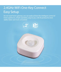 Sensore Pir Wifi Smart Motion Infrarosso Wireless Rilevatore Movimento X Allarme         