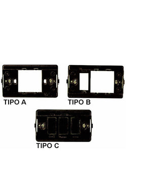 Serie Magic Compatibile Interruttori Bipolari Unipolari Prese Compatibili Moduli      Supporto C   