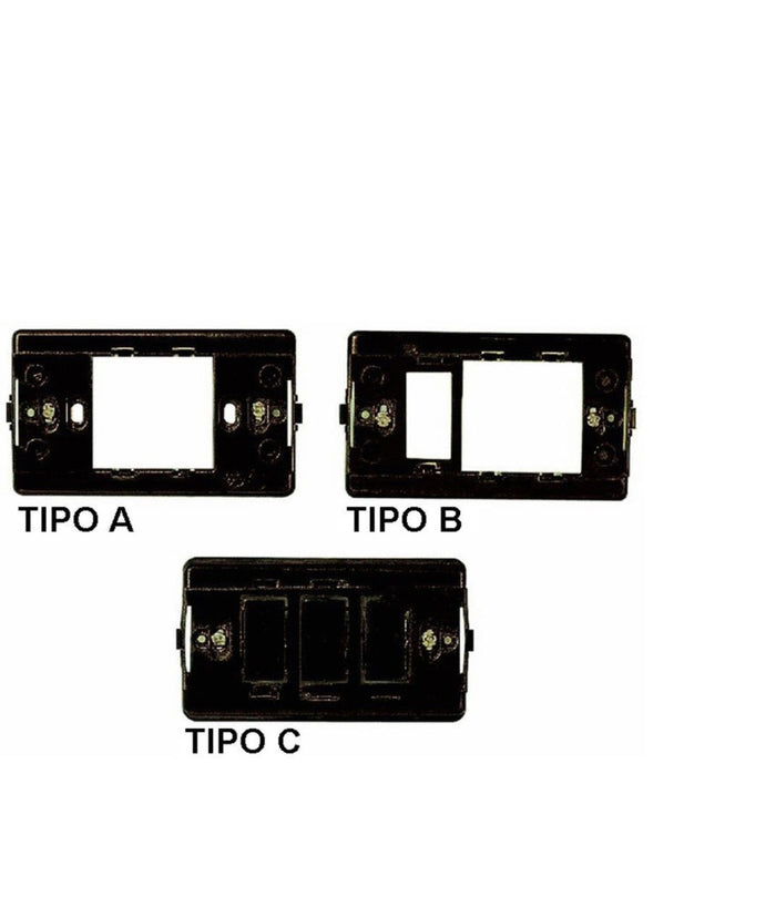 Serie Magic Compatibile Interruttori Bipolari Unipolari Prese Compatibili Moduli      Supporto B   