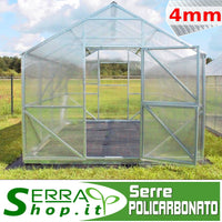 Serra Oasi 3x4m con copertura policarbonato alveolare 4mm