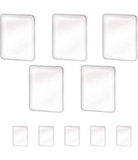 Set 10 Pad Adesivi Per Accessori Cellulare Smartphone Attacca Tutto In Silicone         