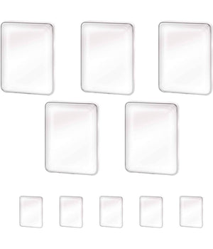 Set 10 Pad Adesivi Per Accessori Cellulare Smartphone Attacca Tutto In Silicone         