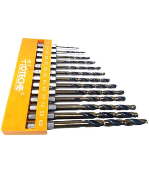 Set 13 Punte Esagonale Trapano Avvitatore Inserti Titanio Attacco 1/4" 1,5-6,5mm         