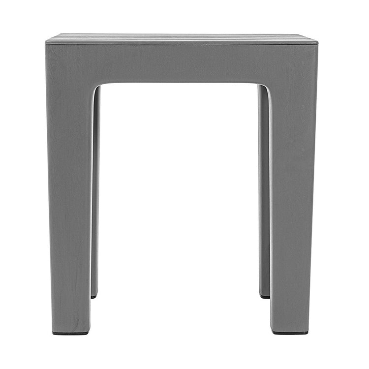 Set 2 pezzi Lello lo sgabello multiuso ad alta resistenza grigio effetto legno