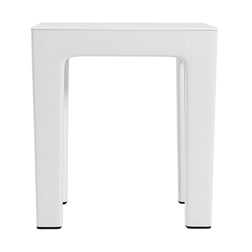 Set 2 pz Lello lo sgabello multiuso ad alta resistenza bianco effetto legno