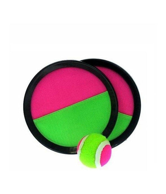 Set 2 Racchette Catch Ball Con Pallina Gioco Spiaggia Mare Estate         