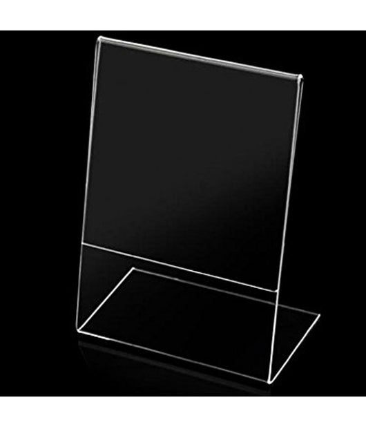 Set 2pz Cornici Espositore Trasparente Plexiglass 13x18cm Verticale Portafoto         