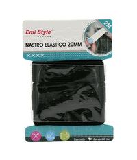 Set 3 Pezzi Elastico Elastici Nero 10mmx3m Fascia Per Cucito Sarta Abbigliamento         