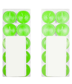 Set 30 Candele Candela Profumata Fragranza Mela Verde Apple Green Verde Profumo         