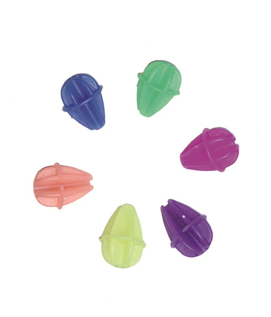 Set 30pz Clips Fluo Colorate In Pvc Accessori Per Raggi Ruote Bicicletta Xc-1617         