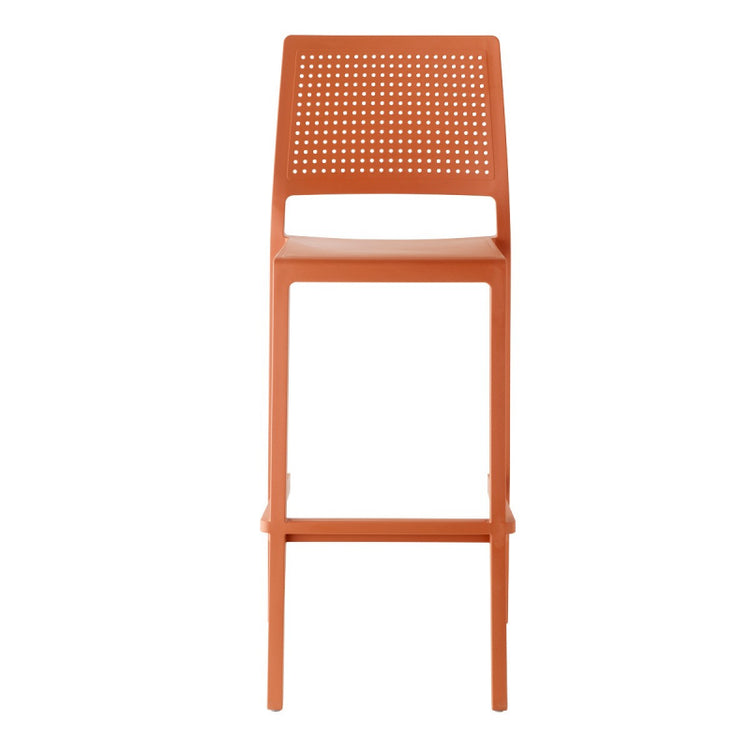 SET 4 SGABELLI EMI TECNOPOLIMERO HT 75CM SCAB DESIGN - Terracotta 73