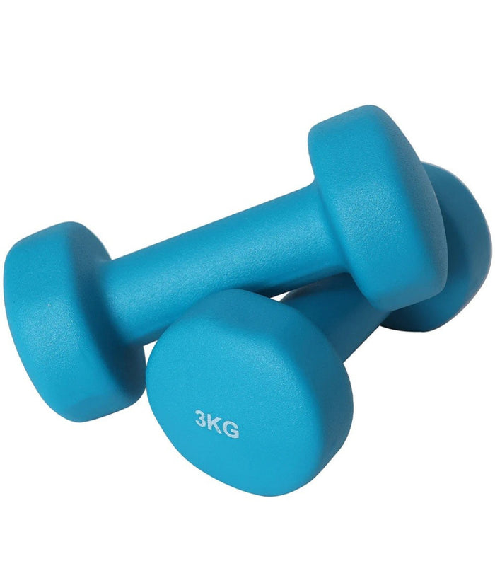 Set 6 Manubri Palestra Con Stand Appoggio 2x1kg +2x2kg +2x3kg Pesi Sport Fitness         