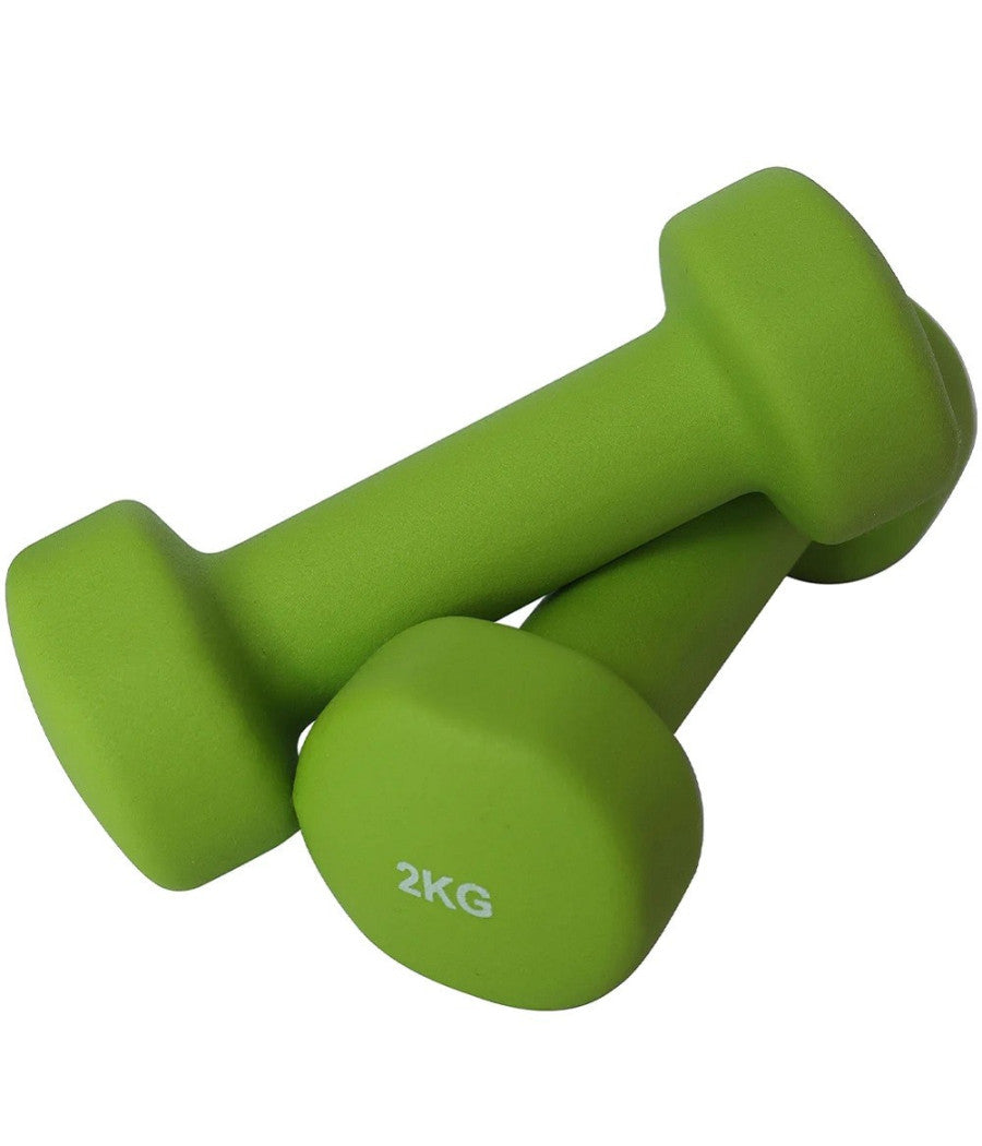 Set 6 Manubri Palestra Con Stand Appoggio 2x1kg +2x2kg +2x3kg Pesi Sport Fitness         