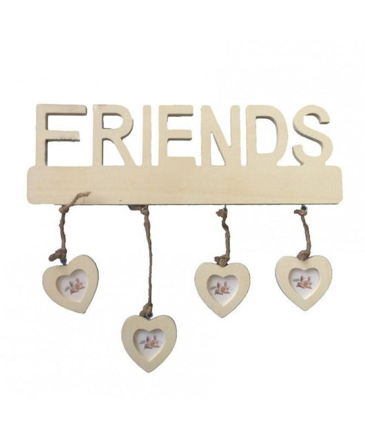 Set 6 Portafoto a muro Friends con cuori 40x35 Vacchetti