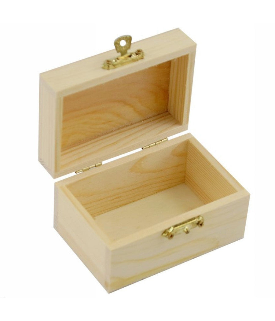 Set 6 Scatoline Legno Portagioie Scatola Cofanetto Rettangolari 74005a Ly-10322         