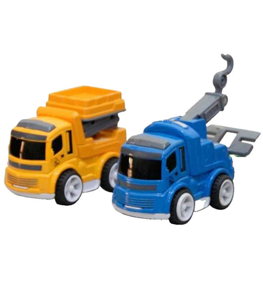 Macchinina Con Frizione Giocattolo Educativo Bambini Camion Con Retro Carica         