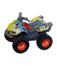 Super Quad In Metallo Con Frizione Giocattolo Educativo Bambini Con Retro Carica         