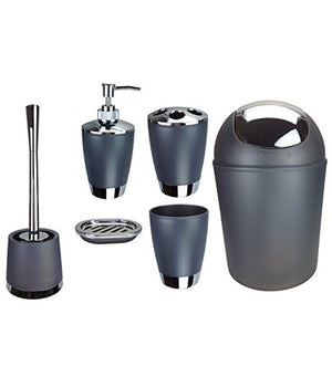 Set Accessori Bagno Porta Saponetta Dispenser Sapone Liquido Porta Spazzolini         