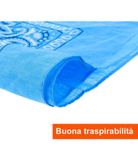 Set Bandana Vari Colori Per Capelli Collo Sciarpa Fazzoletti Da Taschino Cotone         