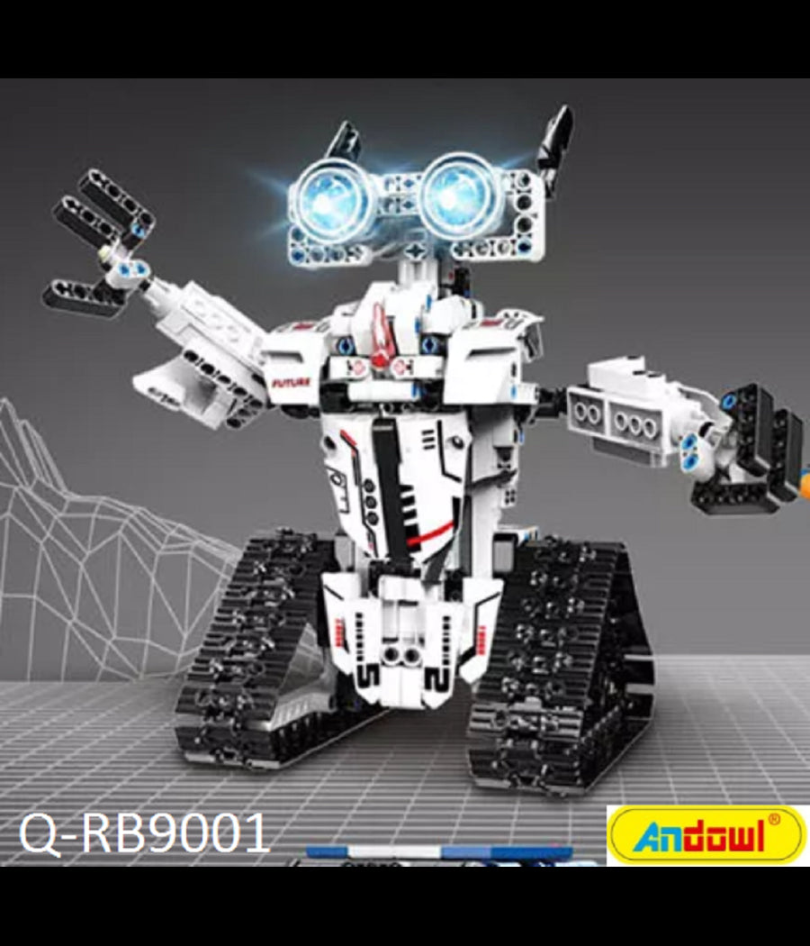 Set Da 467pz Costruzione Robot Ricaricabile Telecomandato Bluetooth App Q-rb9001         