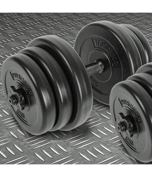 Set Di Manubri Componibili Pesi Regolabili Fitness Palestra Dumbbell 15 Kg Total         