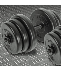 Set Di Manubri Componibili Pesi Regolabili Fitness Palestra Dumbbell 30 Kg Total         