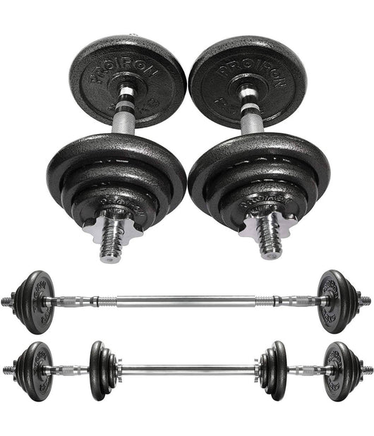 Set Di Manubri Regolabili Dumbbell Bilanciere 40 Kg Tot Regolabile Body Building         