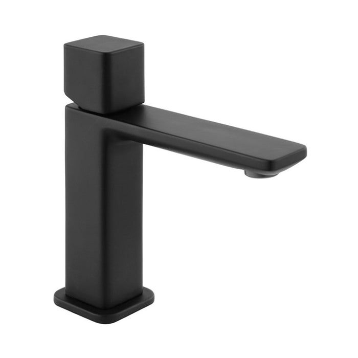 Set di rubinetti lavabo bidet e doccia in ottone nero opaco Lotus