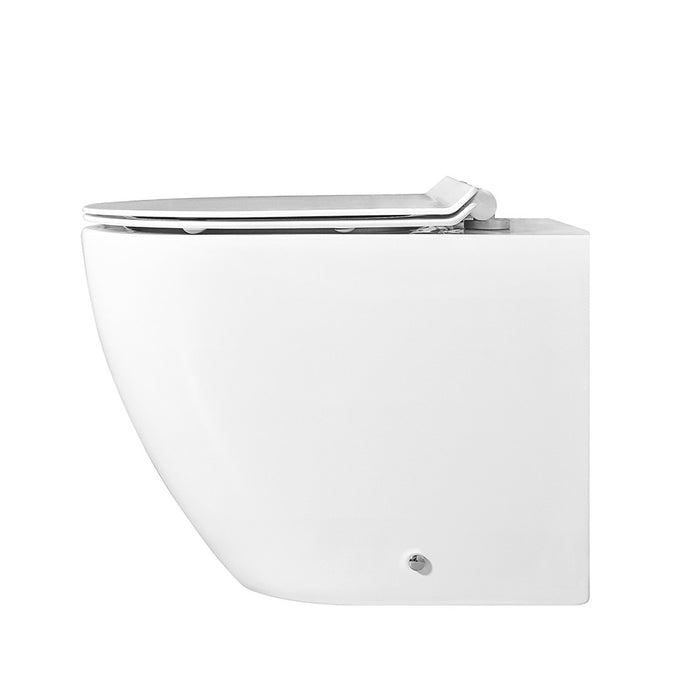 Sanitari Filomuro Rimless Serie Tokyo wc senza brida + bidet + copriwc rallentato