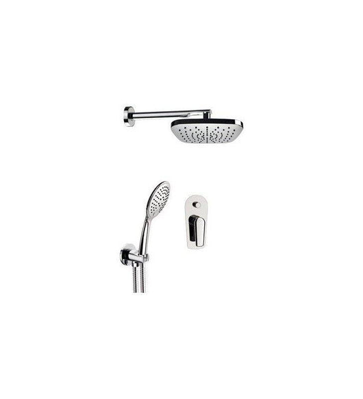 Set doccia con soffione, miscelatore e doccino - serie vanity cod 81254