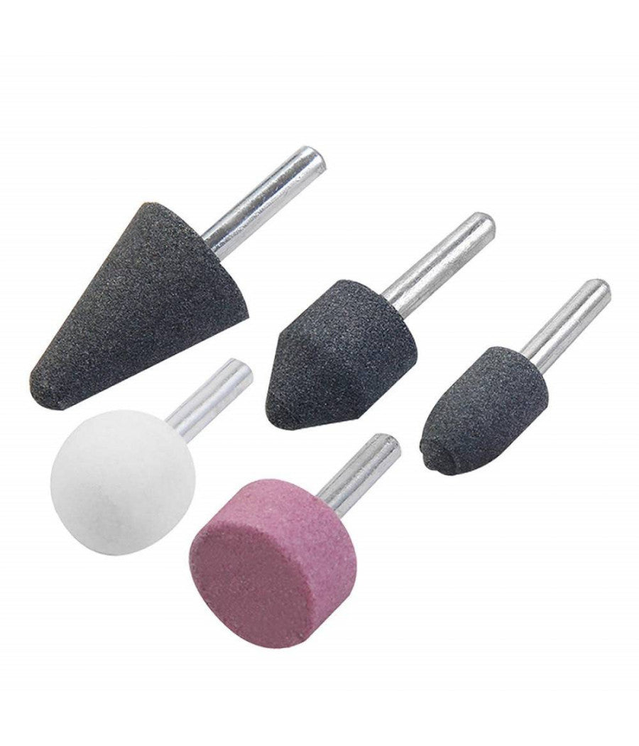 Set Frese Per Mini Trapano Dremel Dremmel 5 Pezzi Da 6mm Abrasive         