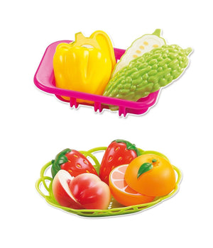 Set Gioco Piccoli Chef Con Fornello Lavandino Frutta Verdura E Accessori 3+ Anni         