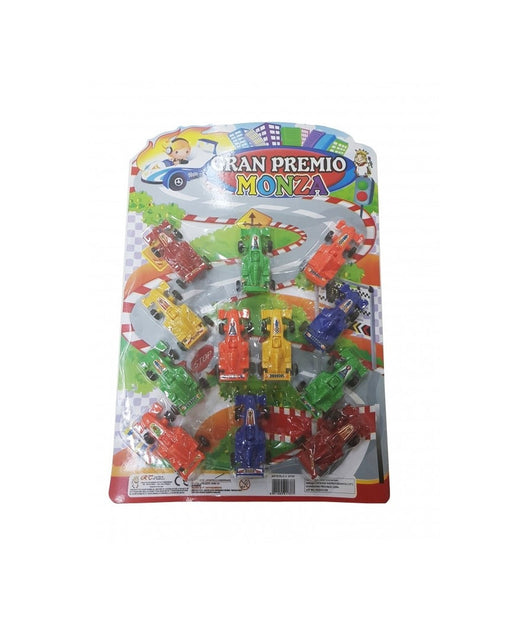 Set Mini Auto Da Corsa Grand Premio Miste Macchina Macchinine Gioco Per Bambini         