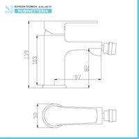 Set miscelatori lavabo alto bidet e doccia incasso con deviatore Juliette