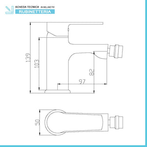 Set miscelatori lavabo alto bidet e doccia incasso con deviatore Juliette