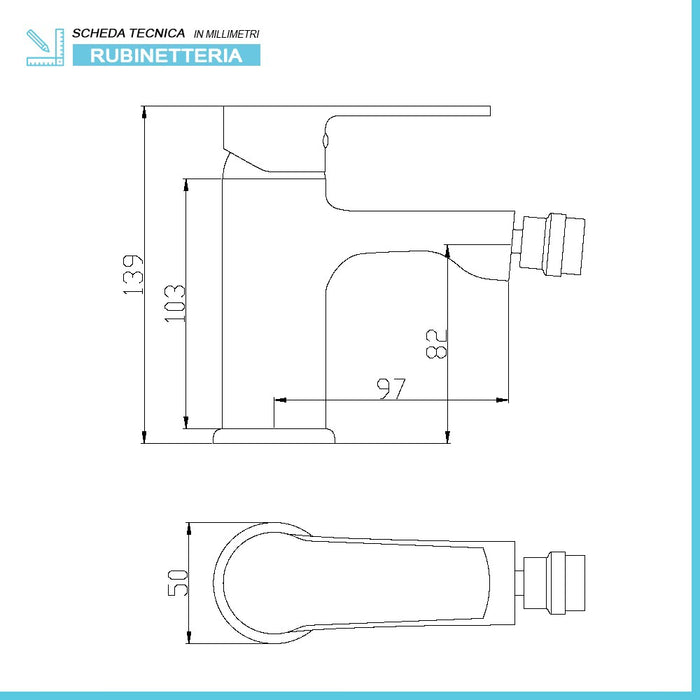 Set miscelatori lavabo alto bidet e doccia incasso con deviatore Juliette