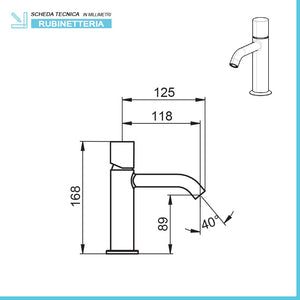 Set miscelatori lavabo bidet e doccia a incasso con deviatore Gemma 